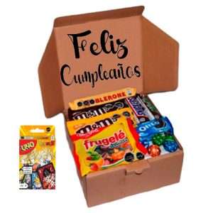 Caja de Regalos Sorpresa Feliz Cumpleaños + Juego De Mesa