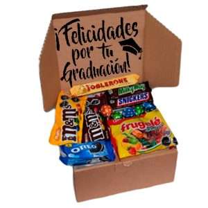 Caja de Regalos Sorpresa Toblerone “Feliz Graduacion”