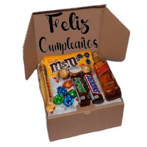 Caja de Regalos Sorpresa Whiskys Feliz Cumpleaños